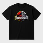 Oversize Fit Printed Short Sleeve T-shirt  "Jurassic World"