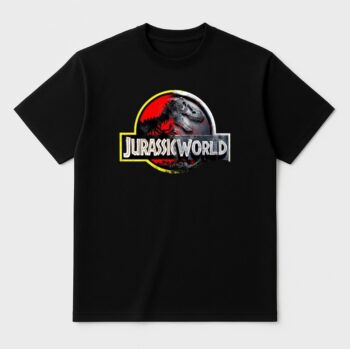 Oversize Fit Printed Short Sleeve T-shirt  "Jurassic World"