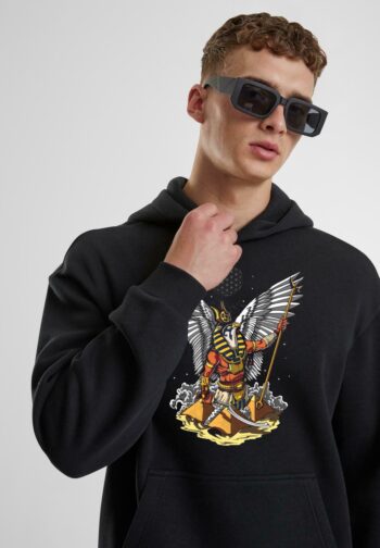 Printed Hoodie ( king Horus )